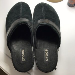 Black Sarah Suede Clog